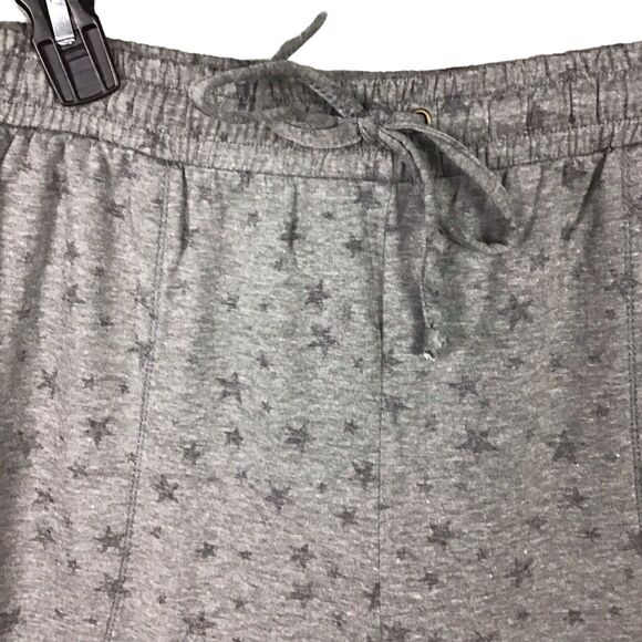Knox Rose Women’s Star Print Jogger Sweatpants Size Large Coal Grey Lounge Pants - Picture 11 of 16